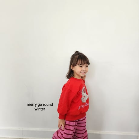 merrygoround/11. kay man-to-man XS-2XL