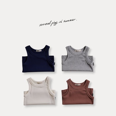 normalplay/15. bodle sleeve T-shirt 12M-XL
