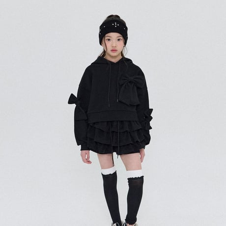 forkchips/24. loss ribbon hood T-shirt JS-JXL