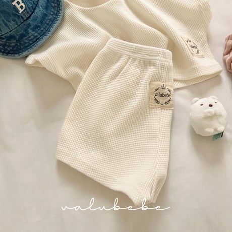 valubebe/7. cropple waffle pants 6M-S