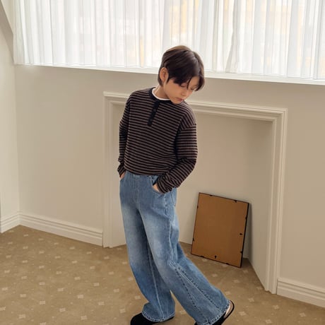 fromi/17. Panel Flare Denim Pants? S-XL