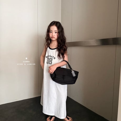 comma/221. two color long one-piece 140-150