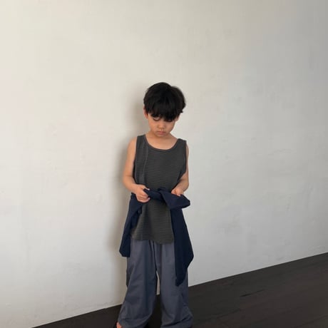 hibuddy/10. pig stripe sleeveless JS-JL