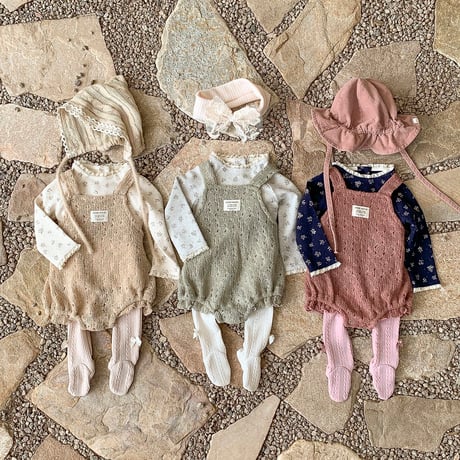bebeholic/16. honey suit knit S(3-6M)-XL(18-24M)
