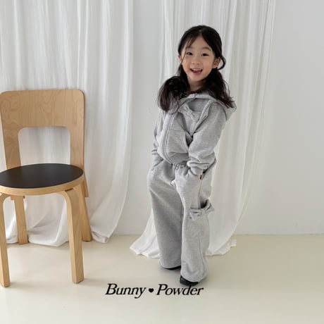 bunnypowder/113. ribbon pocket hood zipup S-XL
