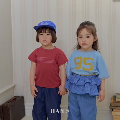 hans/24. mini lettering T-shirt JS-JM