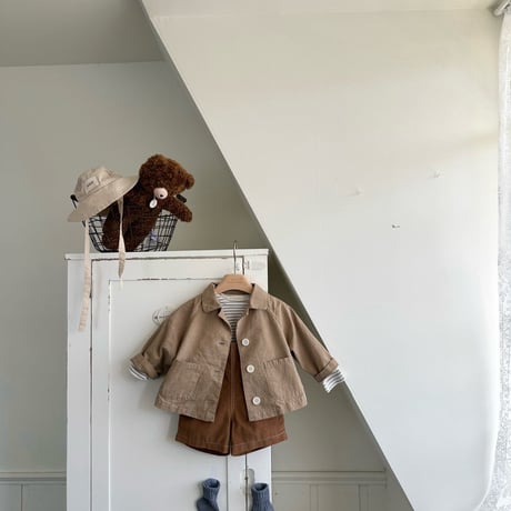 monbebe/21. royal corduroy overalls p  S(1-2Y)-XL(7-8Y)
