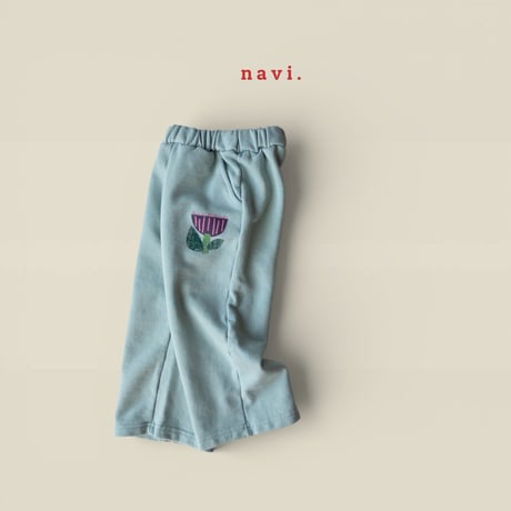 navi/32. tulip pants 2XL-JL