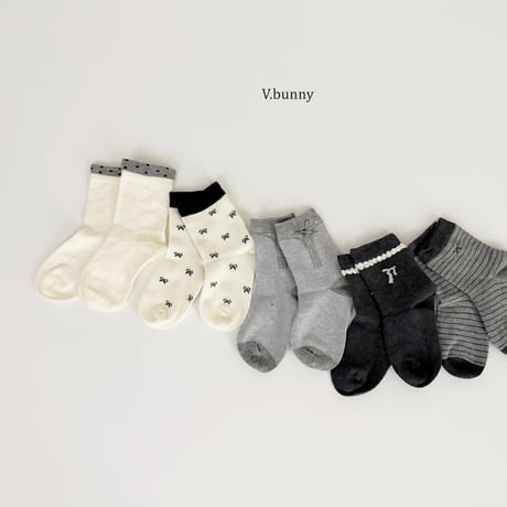vbunny/55. riri socks set M(130-150)-XL(180-210)