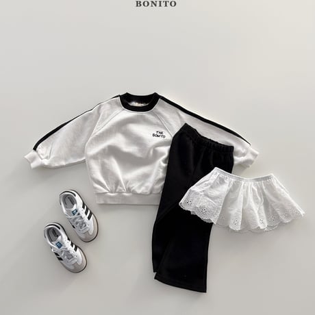 bonito/92. tape raglan man-to-man 12M-XL