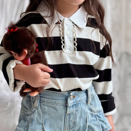 poisson/57. plitch denim skirt JS-JM