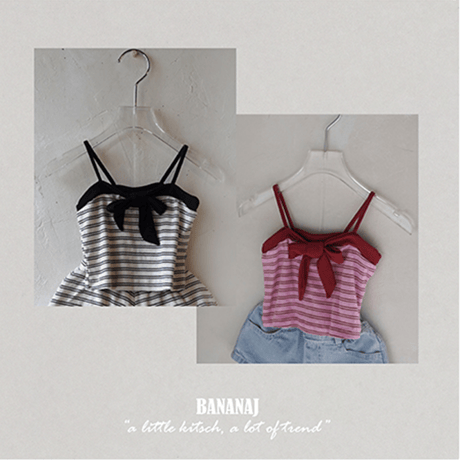 bananaj/18. pipi ribbon top XS-JS