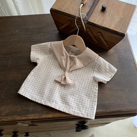 bebeholic/35. sailer marine blouse S(3-6M)-L(12-18M)