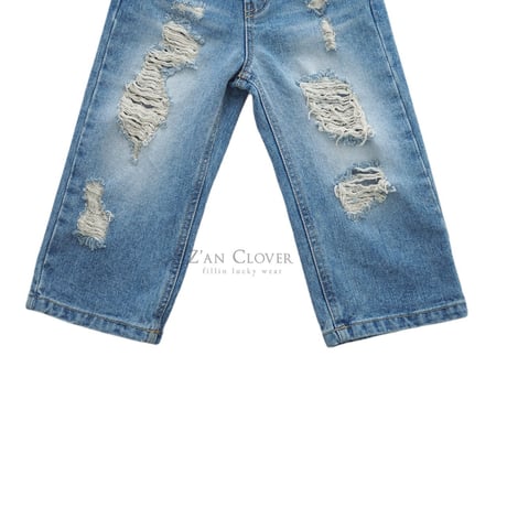zanclover/24. heavy damage denim pants 13-19