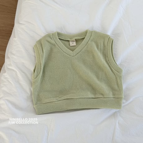 ninibello/6. soft knit vest XS-XL