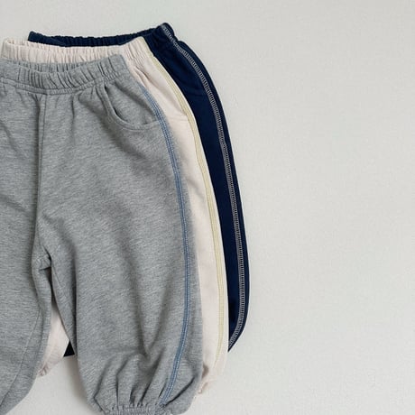 minirobe/17. Contrast Trim Jogger Pants  S-XL