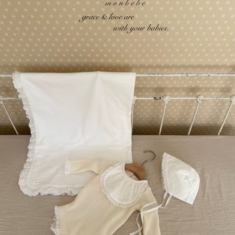monbebe/36. bebe lace suit S(3-6M)-L(12-24M)