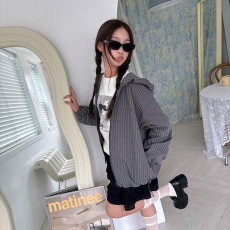 matilda/2. check hood jumper 15-19