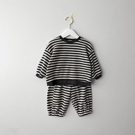 onu/18. waffle man-to-man BABY(12M)-XL(6-7Y)