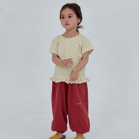 growb/54. floral T-shirt S-JS
