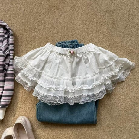 aiai/24. cherry line shirts collar T-shirt 90-130