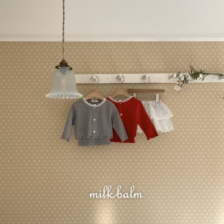 milkbalm/11. ailet sleeveless cardigan XS-XL