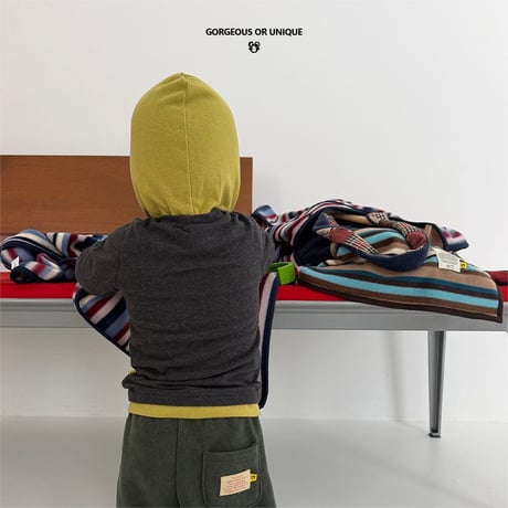 gou/85. Combo T hood XS(2-3Y)-XL(6-7Y)