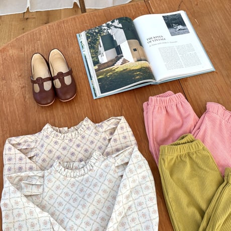 ohho/17. soft corduroy fril pants S-2XL