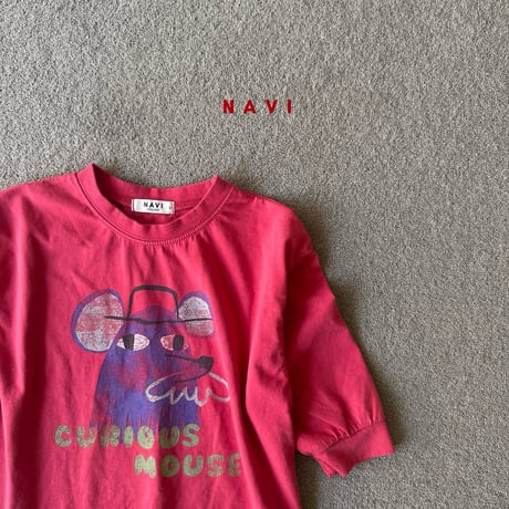 navi/20. Mouse long T-shirt 2XL-JL