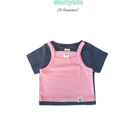 mollybin/1. jelly rayerd TS() set XS-XL