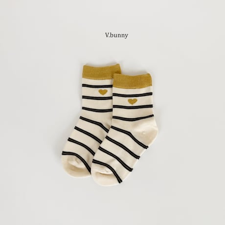 vbunny/54. heart socks set M(130-150)-XL(180-210)