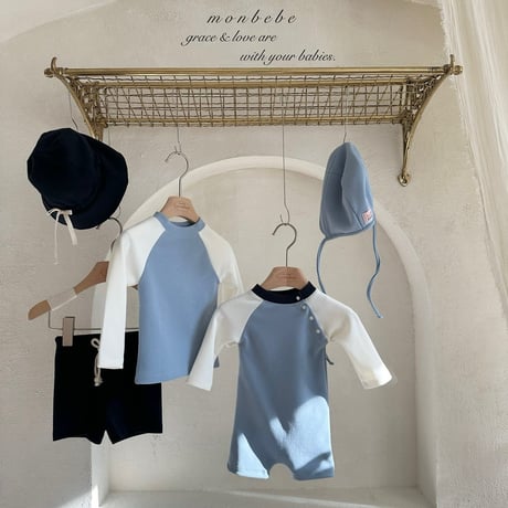 monbebe/29. multi swim ( swim bonnet suit S(3-12)-L(24-36)