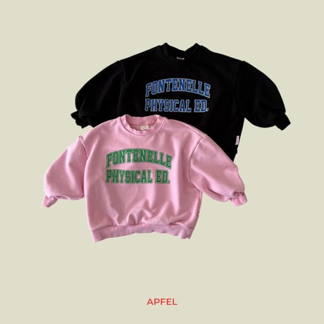 apfel/33. school man-to-man S-XL