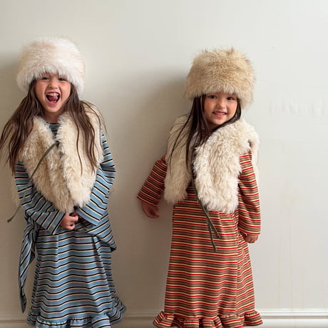 ellymolly/54. fleece fril long one-piece 3-11