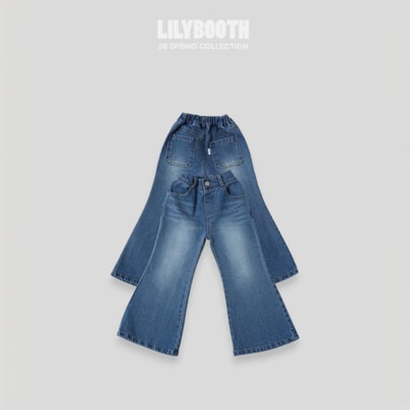 lilybooth/38. flare denim JS-JL
