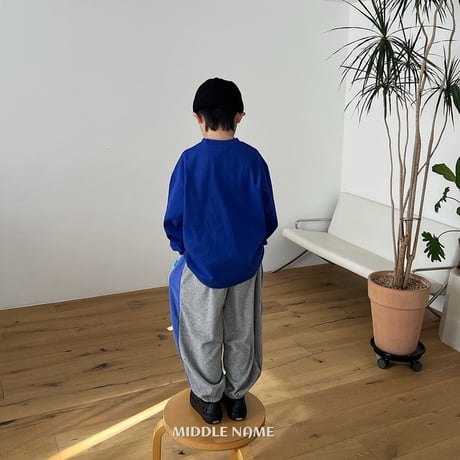 middlename/17. terry two color pants JS-JM