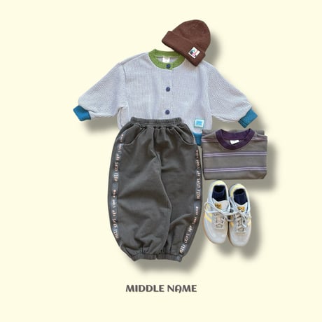 middlename/25. pigment tape jogger pants JS-JM