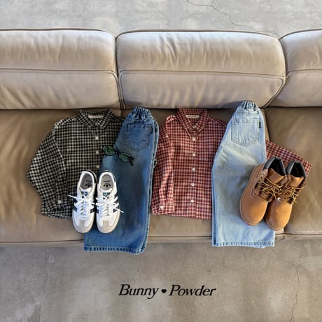 bunnypowder/28. check shirt S-XL