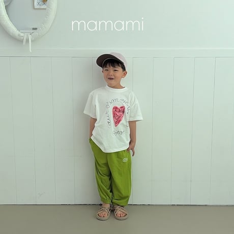 mamami/42. drawing heart T-shirt JS-JL