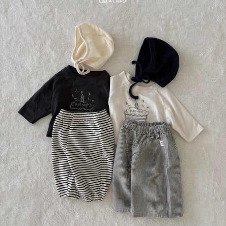 lalaland/48. b stripe zzuri pants 6M-18M