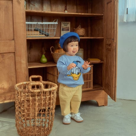 oottbebe/26. donald man-to-man XS(1-2Y)-XL(6-7Y)