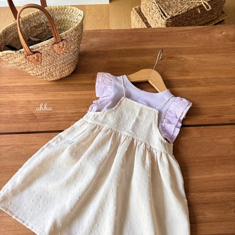 ohho/12. pompom one-piece S-2XL