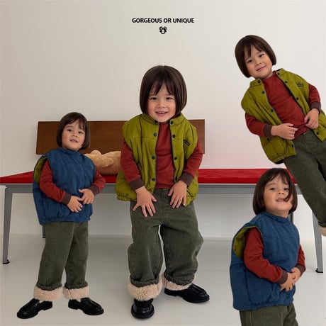 gou/72. block T-shirt JS(8-9Y)-JL(10-11Y)