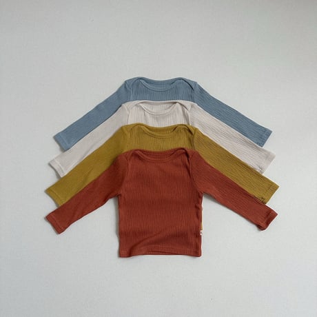 minirobe/1. Critic Rib Tee S-XL