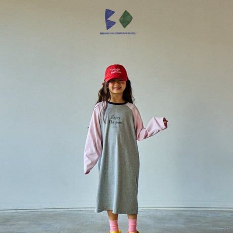 boneoune/68. joy raglan one-piece JS-JL