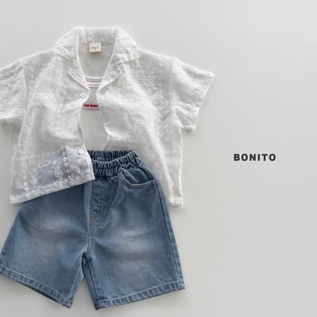 bonito/83. see-through lace shirt? JS-JM
