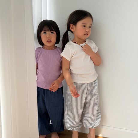 minibonbon/48. denim golgi T-shirt JS-JL