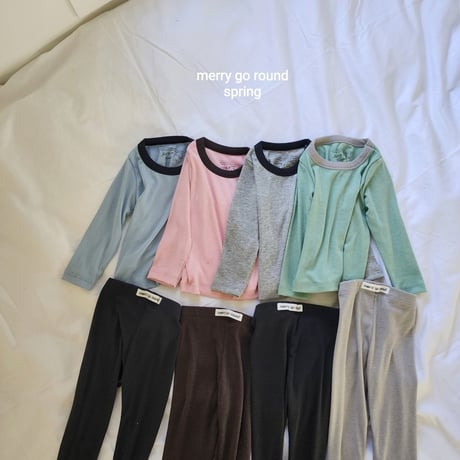 merrygoround/41. two color set inner wear XS-2XL