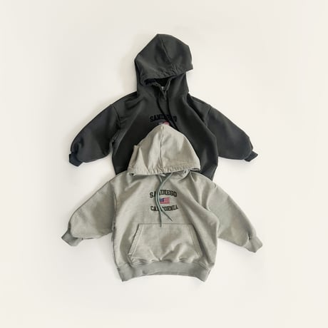 fromi/50. pigment sandy embroidery hood JS-JL