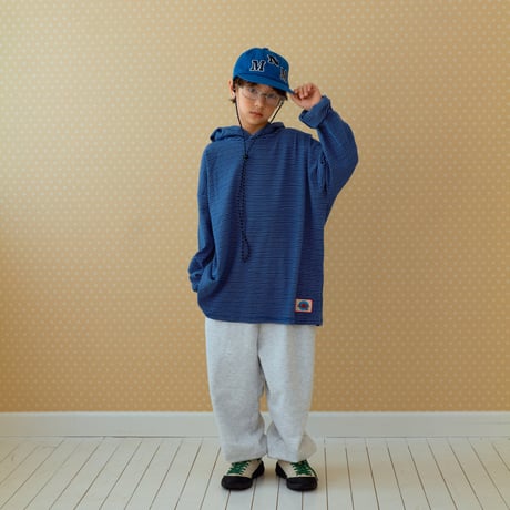 minimal/47. serve stripe hood T-shirt S-XL
